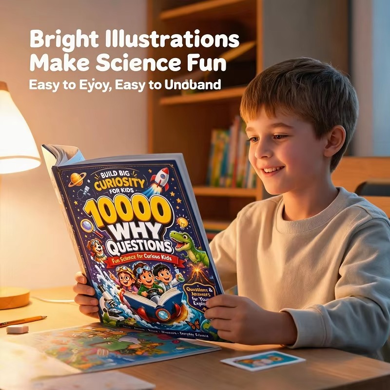 Kids Education Questions - كتاب تعليمي للأطفال: 10000 سؤال وجواب،