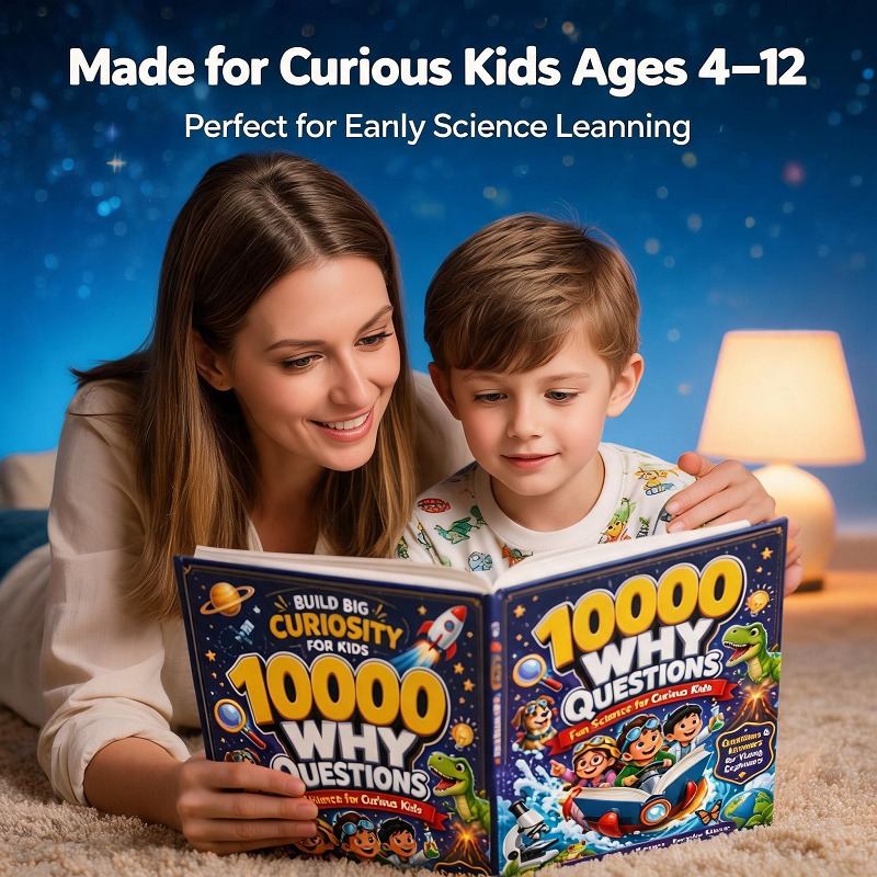Kids Education Age - 10000 سببًا لماذا: كتاب موسوعة العلوم