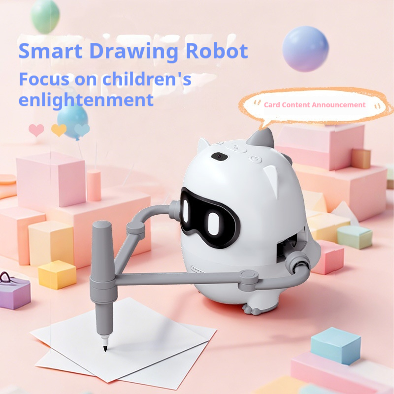 Free Educational Games For Kids - روبوت ذكي للرسم على شكل ديناصور،