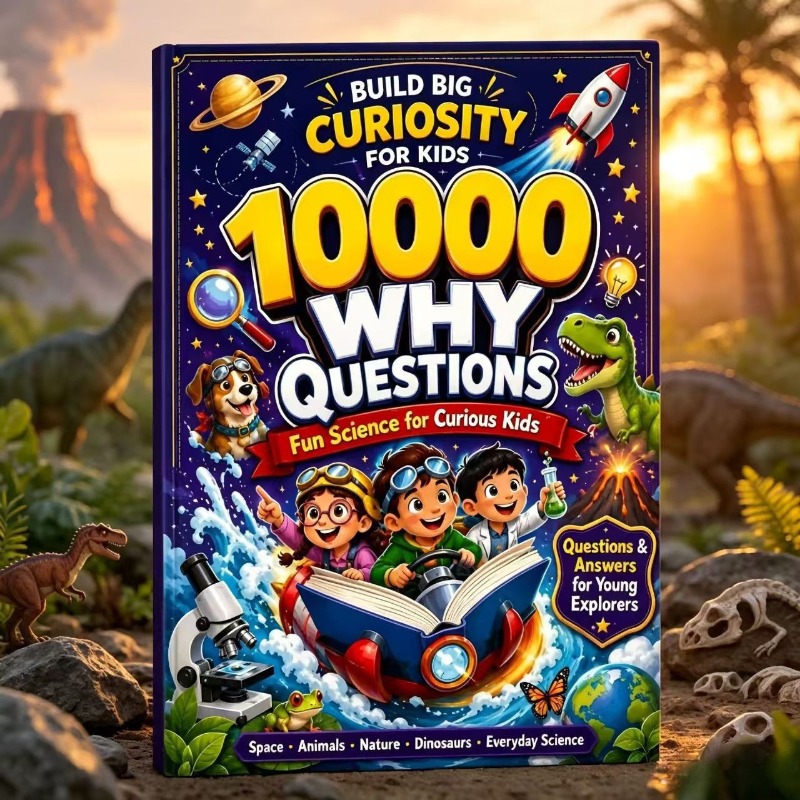 كتاب 10000 سؤال لماذا للأطفال، - مراجعة Kids Education Questions وسعره
